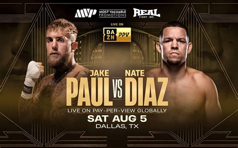 wann kämpft nate diaz gegen jake paul|Jake Paul vs. Nate Diaz: Uhrzeit, Übertragung